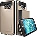 Galaxy S6 Edge Case, Verus [Damda Slide][Shine Gold] - [Wallet Card Slot][Heavy Duty Protection] For Samsung Galaxy S6 Edge