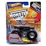 Hot Wheels 2013 Monster Jam Vintage Excaliber Silver Includes Crushable Car
