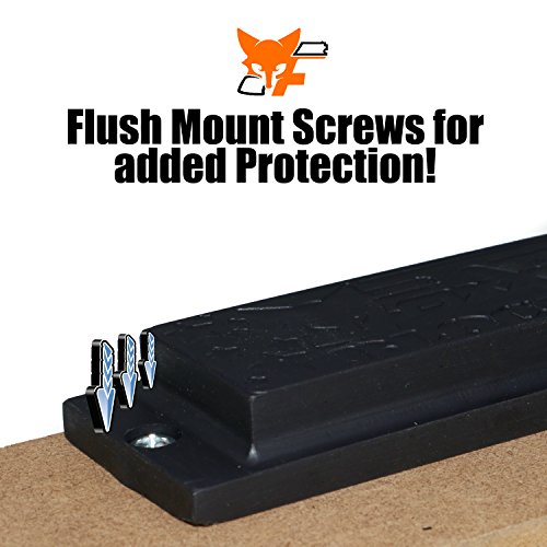 FoxX Block Magnetic Gun Mount for Vehicle and Home - Gun Magnet Mount Urethane Coated Strongest on Amazon! Concealed Firearm Holder For Handgun, Pistol, Revolver, Car, Truck, Desk, Wall or Vault - Thumbnail 4