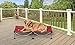 Carlson Pet Products Carlson Elevated Dog Bed, Indoor or Outdoor Dog Bed for Large Dogs, Red
