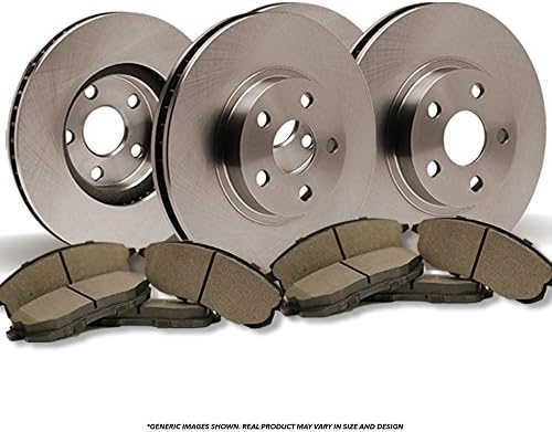 Front + Rear Rotors Semi-Metallic Pads OE SPEC Disc 2008 Jeep Gr&amp; Cherokee Non SRT8-(Ships from USA)