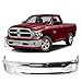 MBI AUTO - Chrome, Steel Front Bumper Face Bar for 2013-2018 RAM 1500 W/Fog 14-17, CH1002396