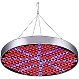 50W LED Plant Grow Lights, Shengsite UFO 250 LEDs Indoor Plants Growing Lamp Bulbs with Red Blue Spectrum Hydroponics Plant Hanging Kit for Seedling,Vegetative&amp;Flowering