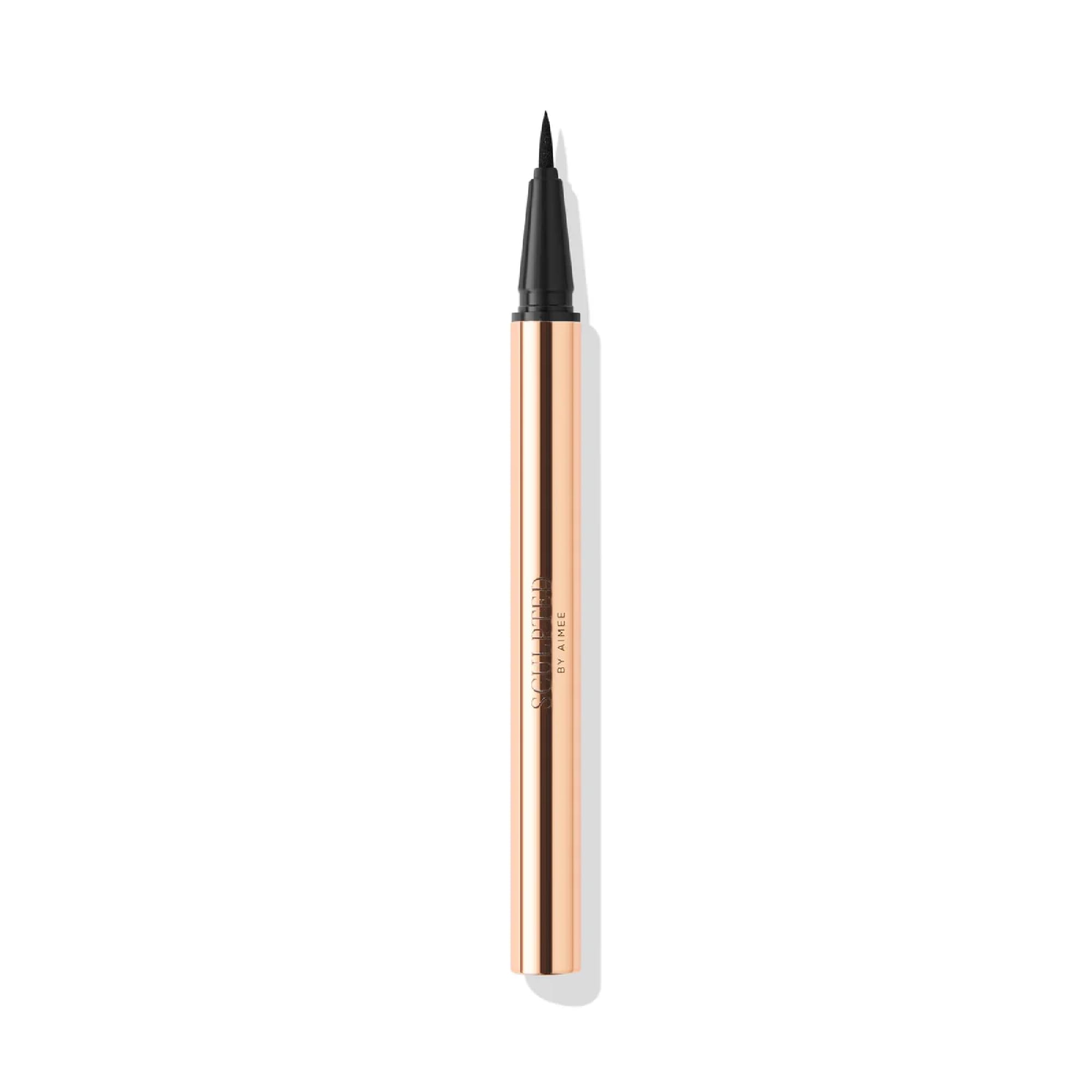 EasyGlide Liquid Eyeliner from Sculpted by Aimee - Precision Liquid Black Eyeliner Pen for Long-Lasting, Smudge-Proof and Highly Pigmented Eye Liner