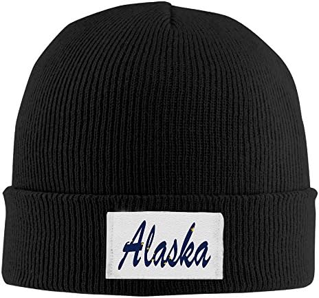 Jiandan Alaska Flag Letter Beanie Caps