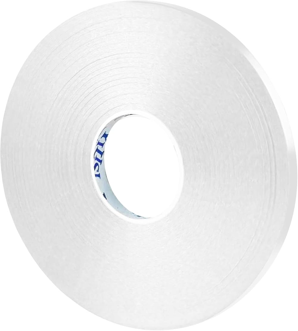 DONQL Balloon Ribbon Curling Ribbon 5mm x 50M White Gift Wrap