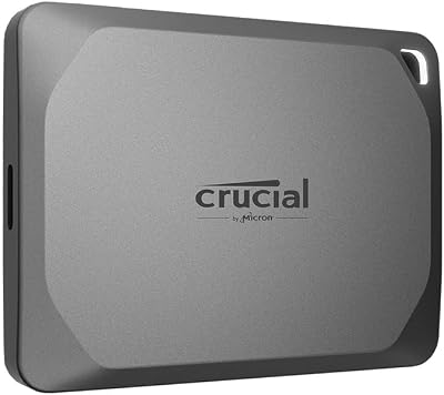 Crucial X9 Pro 4TB Portable SSD USB-C 3.2 IP55 1050MB/s Read/Write