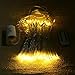 AMARS Curtain Lights 6.5ft x 6.5ft Warm White Backdrop LED Window Fairy String Lights Battery Operated with 8 Modes Remote Control Timer for Bedroom Wedding Party Christmas Indoor Outdoor