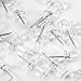Yalis Push Pins, Clear Thumb Tacks 150-Count Clear Standard Push Pins Steel Point and Plastic Head