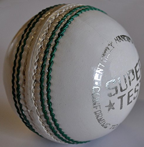 T20 White Leather Cricket Ball by CD - Thumbnail 2