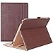 ProCase for iPad Pro 9.7 Case 2016 (Old Model), PU Leather Stand Folio Cover for iPad Pro 9.7 Inch (A1673/A1674/A1675) with 3 Viewing Angles & Pencil Holder & Document Card Pocket -Brown