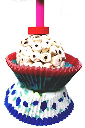 Bonka Bird Toys 1925 Cake Bird Toy foraging parrot cage toys cages shred cockatiel african grey