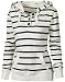 LTYY Women's Casual Long-Sleeved Striped Hooded Sweater