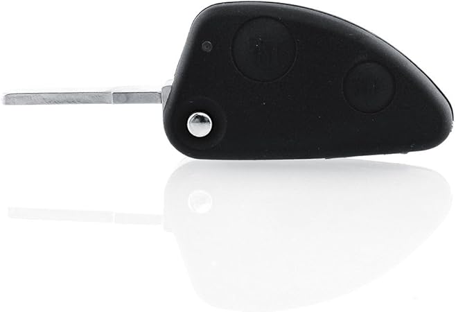 Amazon ホット 2 ボタン車フリップ折りたたみ リモコンキーキーレス シェル カバー交換用アルファロメオ 147 156修理 キーケース キーホルダー 車 バイク