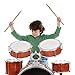 3 Pair Classic Maple Wood Drum Sticks Drumsticks Wood Tip Drumstick Student Drum Sticks Musical Parts(5A, Wood Color)