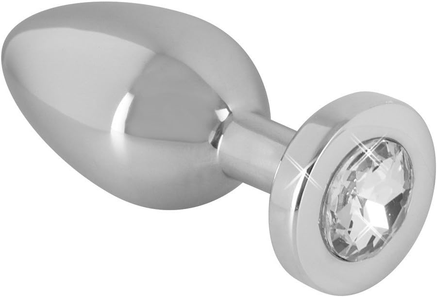 Sextreme Small Jewel Butt Plug, Silver - Image 4