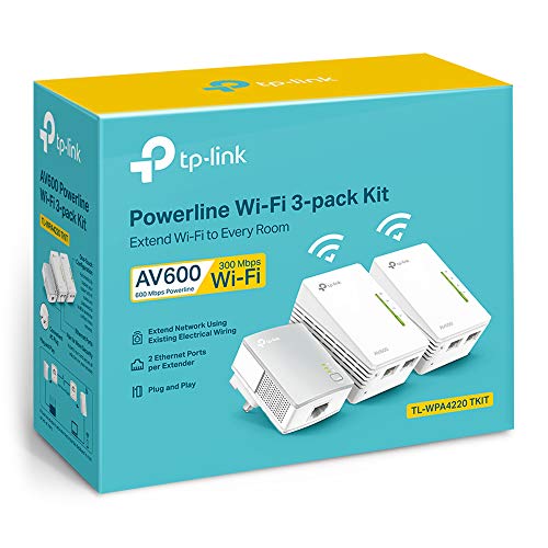 TP-Link TL-WPA4220 TKIT 2-Port Powerline Adapter WiFi Starter Kit, Range Extender, Broadband/WiFi Extender, WiFi Booster/Hotspot, No Configuration Required, UK Plug - Image 5