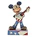 Enesco Disney Traditions by Jim Shore Mickey Mouse Rock and Roll Americana Figurine, 6.38 Inch, Multicolor