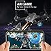 Drones for Adults/Kids/Beginners- ATTOP Larger 1080P FPV Drone with Camera One Key Start/Hover/Land Kids Drone Remote/APP/Voice/Gesture Control 24 Min Flight Low Battery Warn Safe Design Medium