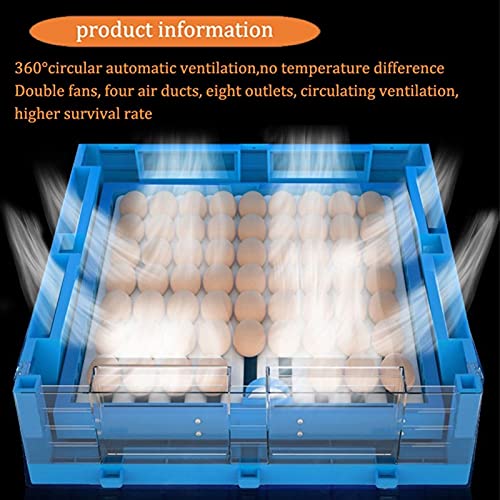 Inkubator Vollautomatische Brutmaschinen 320 Hühnereier Brutgeräte Mit LED Temperaturanzeige Und… – Bild 4