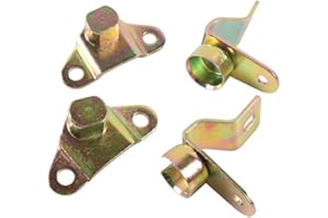 Lawnoval 4Pcs Tailgate Hinge Set 1999-2006, Complete Replacement Kit with Body and Tailgate Mounts