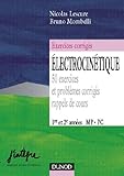 Image de Electrocinétique avec Maple et Pspice : 68 exercices et problèmes corrigés, rappels de cours : 1re et 2e années MP, PC