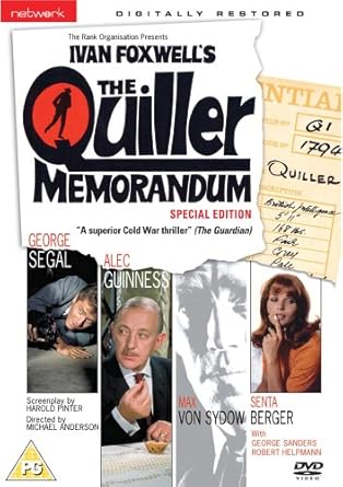 The Quiller Memorandum 1966 DVD: Amazon.co.uk: Senta ...