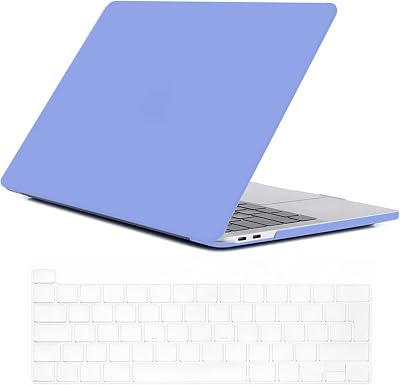 Se7enline Hard Shell Case for MacBook Pro 16 inch A2141 Serenity Blue