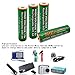 UltraCell Plus NiZn 1.6v AA - 2800mWh High Voltage Rechargeable Batteries With Battery Storage Box (Combo for 4pcs AA + 1pcs Green Battery Box)