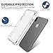 iPhone X Case, iPhone 10 Case, Gruichi Crystal Clear Case, Shock Absorption Technology TPU Bumper Hard Back Cover Case for Apple iPhone X, iPhone 10