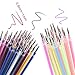 48 X Gel Color Pens Refills, YONGER Gel Ink Glitter Pens Refills Art Markers Fine Tip Pen Refills Kit for Kid Coloring Books Drawing 0.1mm