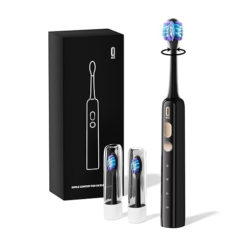 O.H.B Bass Technique Sonic Electric Toothbrush, 2025 Innovative Oscillation & Vibration Toothbrush for Adults - 9 Modes, SmarTimer, 2 Brush Heads, IPX8 Waterproof, Rechargeable, 60-Day Battery Life