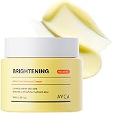 AVCA Vitamin + Niacinamide Radiance Cream 100ml(3.38 fl. oz) - Even Tone & Glow Moisturizer, Daily Hydration K-Beauty Moisture Care