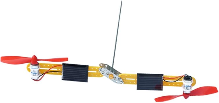 NYLSA DIY Assembly Solar Power Electric Windmill Kit Science Experiment Educational Analog Circuit Physics Tips Learning Toy