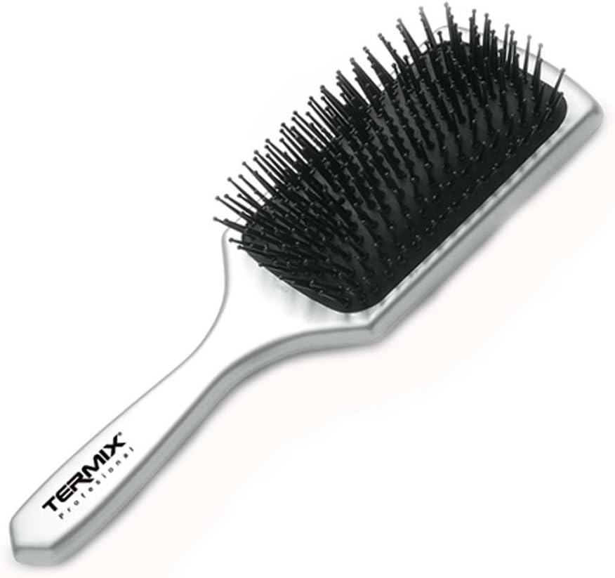 Termix Profesional Paddle Hairbrush in Silver, Metallic Silver