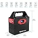 ACOPOWER 150Wh Portable Solar Generator Power Supply Energy Storage Lithium ion Battery Charged by Solar/AC Outlet/Cars with Dual AC Outlet, 3 DC Ports, 2 USB Ports (HY-S320),Black, Red