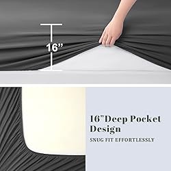 LIANLAM Sheets - Queen Size Sheets Set 4 Piece