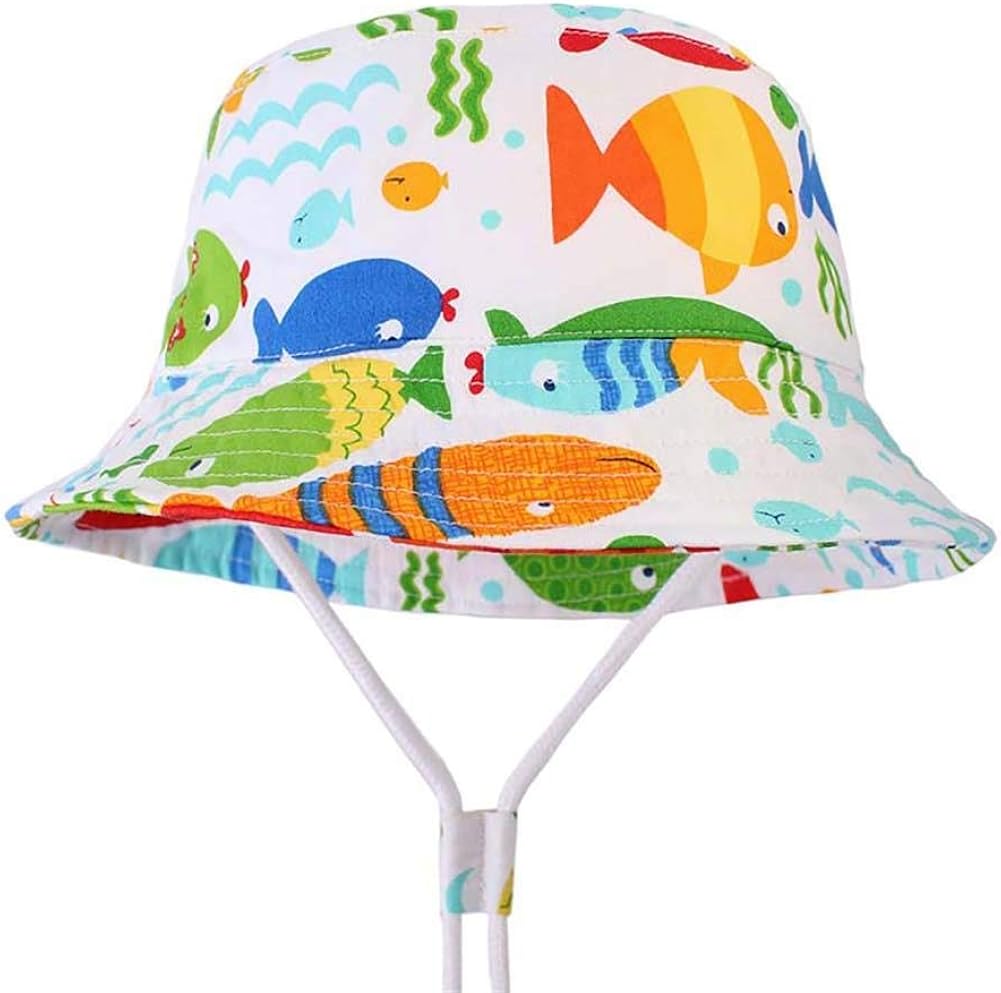 MIGUOR Chapeaux De Plage Bébé Pêcheur Chapeau Petit Poisson Dessin
