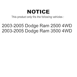 Front Wheel Bearing And Hub Assembly Pair For