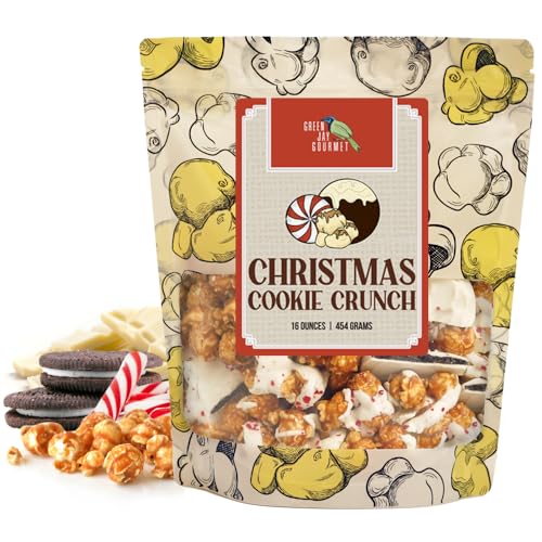 GREEN JAY GOURMET POPCORN – CHRISTMAS COOKIE CRUNCH...