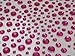 Craftbuddy US 325pcs Self Adhesive 2mm, 3mm, 4mm, 5mm Cerise Rhinestone Gems, DIY
