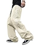 ZAFUL Mens Baggy Pants Y2K Contrast Piping