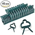 Sago Brothers Plant and Flower Clips 40 PCS for Supporting Stems, Vines, Stalks