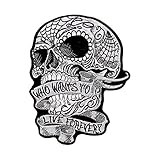 Who Wants to Live Forever Spider Skull Embroidered Patch - By Patch Squad (4