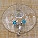 Wine Theme Gifts Wine Lover Drink Rings Wine Glass Tag Birthday Christmas Party Wine Charm