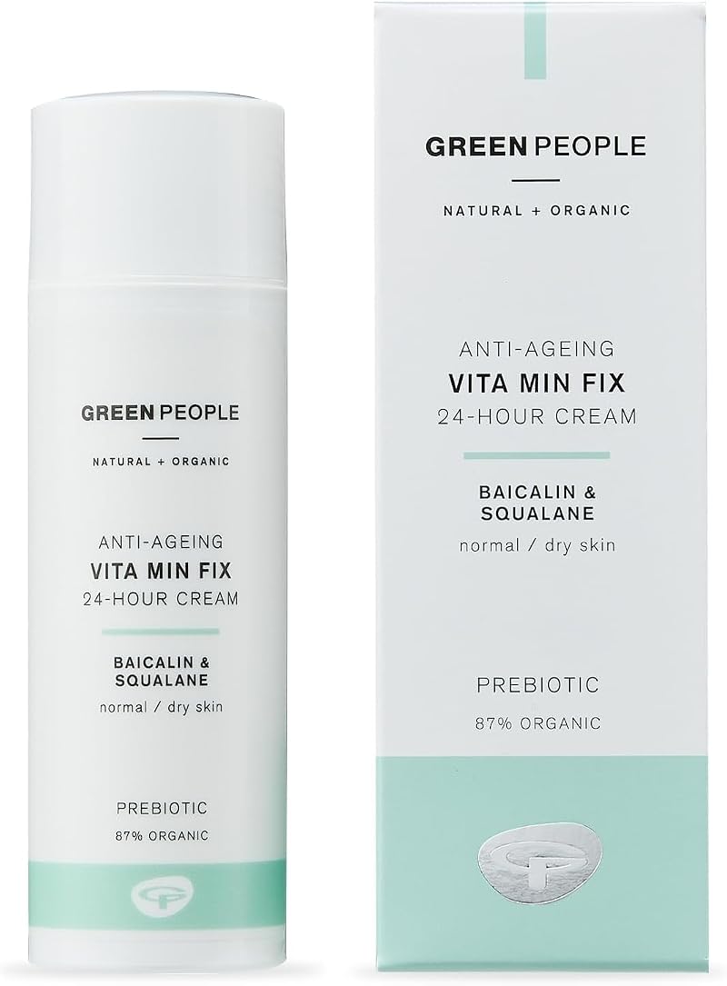 Green People Vita Min Fix Moisturiser 50ml Squalane Normal Dry Skin Organic