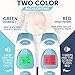 Baby Forehead and Ear Thermometer - Infrared Digital Fever Detector Family First Aid Essential for Infants, Babies, Kids, Adults - Medical Instant Read Thermometer + Storage Bag (White - Blue)