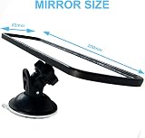 Kitbest Rear View Mirror for Driving Test Instructor Passenger 200x62mm view 5