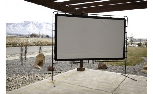 Camp Chef OS144 Indoor or Outdoor Giant Movie Screen Movie Night, White (Renewed)