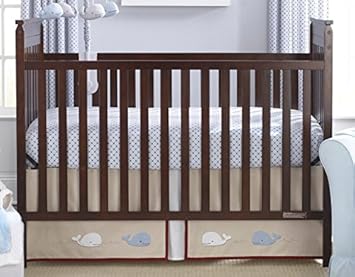 Amazon Com Wendy Bellissimo Snug Harbor 3 Piece Set Blue Grey White Maroon Bassinet Bedding Sets Baby